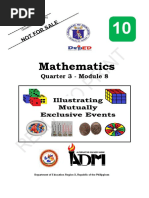 Math10 q3 Mod8 Illustrating-Mutually-Exclusive-Events.v5 PDF