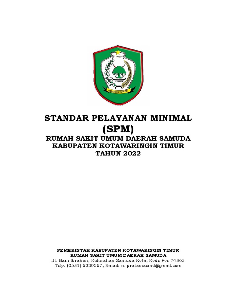 SPM RSUD Samuda 2022 | PDF | Bisnis | Sains & Matematika