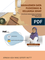 Manajemen Data Di Puskesmas Dan Keluarga Sehat Angkatan 2 PDF