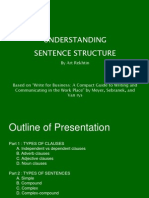 Understanding Sentence Structure