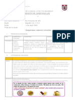 Sesion de Matemática Comparamos Numeros