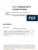Lección 1 - La Parábola de La Moneda Perdida PDF