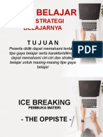 Gaya Belajar Dan Strategi Belajarnya PDF
