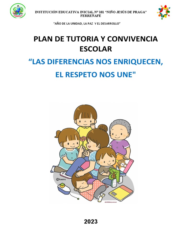 Plan de Tutoría y Convivencia Escolar | PDF | Relaciones personales ...