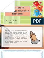ELT 7 - Concepts of Language Education Research - Ma. Antonette Patulot PDF
