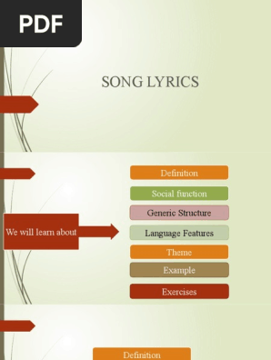 SONG LYRICS 