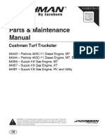 Parts & Maintenance Manual: Cushman Turf Truckster