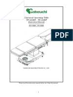 通用手术台 TS-103MP，TS-103EP PDF