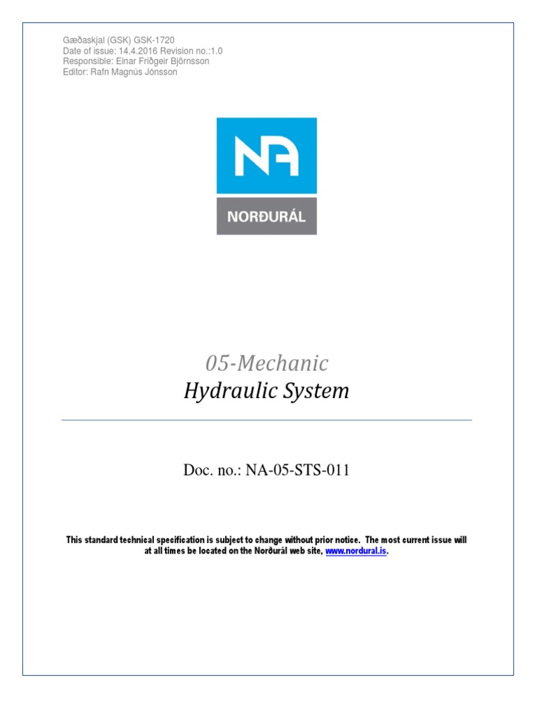 05Mechanic Hydraulic System PDF