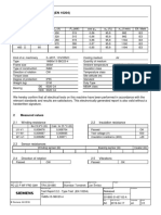 Test Report 2.2 - Type Test (EN 10204) : 1 Rated Motor Data