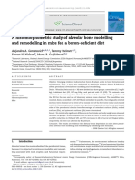 A histomorphometric study of alveolar bone modelling and remodelling in mice fed a boron-deficient diet