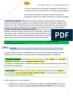 Locacion + Ley 27.551 - Fernanda Lastra 2022 - Contratos Bolilla 12 PDF