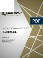 Barikode Installation & User Guide 2020 PDF