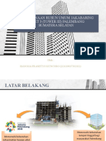 Perencanaan Rusun Umum Jakabaring Paket 3 (Tower Iii) Palembang Sumatera Selatan