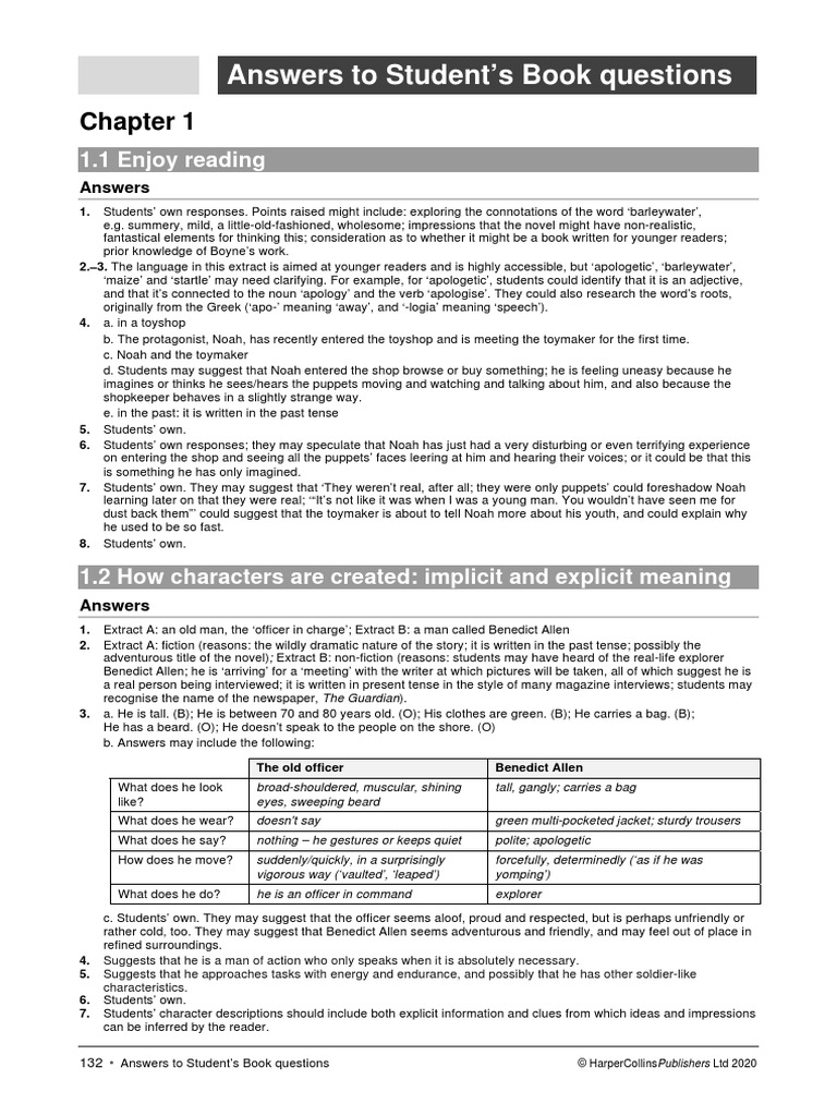 Stage 8 Answers To Student's Book Questions PDF PDF Lidar
