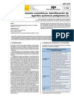 NTP 1180 Productos Cosméticos. Identificación de Agentes Químicos Peligrosos (I) PDF