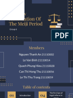 Group 6 - The Law Reformation of The Meiji Period PDF