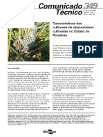 Características Das Cultivares de Abacaxizeiros Cultivadas No Estado de Rondônia PDF