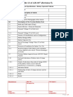 Table 13 - Technical Specifications - Battery Operated Vehicles