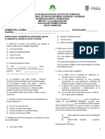 Mexico y La Globalización Examen 1er Parcial