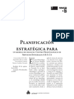 Planificación Estratégica Para: Un Modelo de Negocio: Centro Odontológico de Servicios Integrales A & S, CA