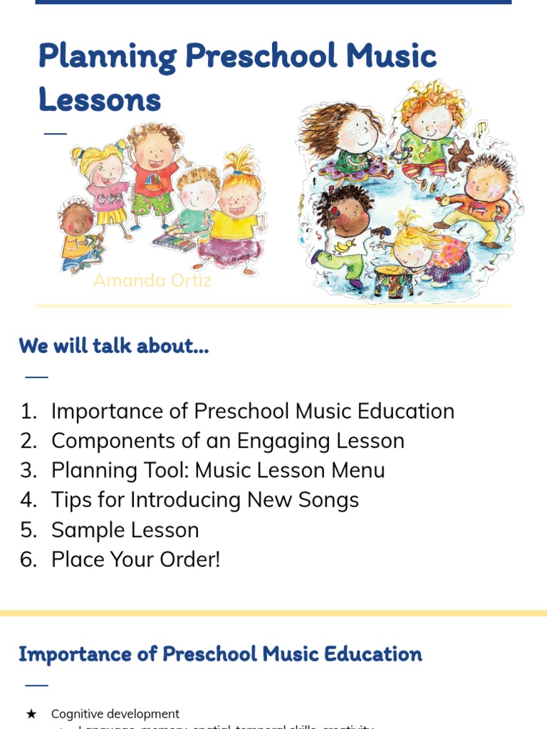 Engaging Preschool Music Lesson Plans | PDF | Cognition | Psychology