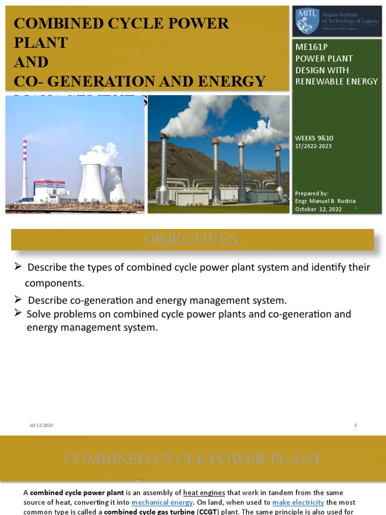 Combined Cycle Power Plant Overview | PDF | Cogeneration | Power Station