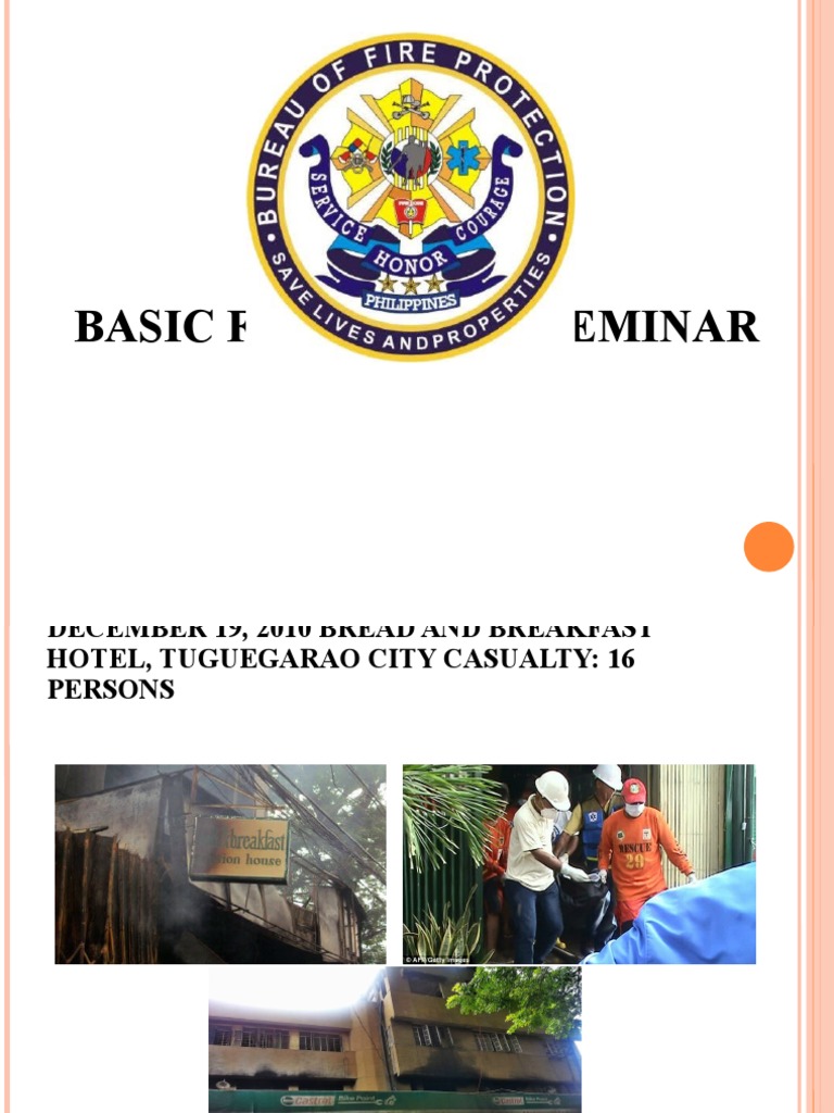 Basic Fire Safety Seminar Overview | PDF