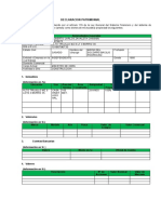 Declaración Patrimonial - ROBERTO ZAVALETA