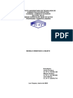 Unidad Iv. A Evluar. Modelo Orientado A Objeto PDF