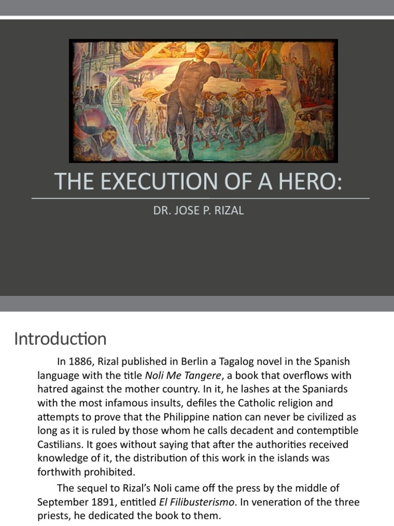 The Martyrdom of Dr. Jose Rizal | PDF