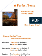 Present Perfect Tense