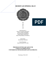 Kriopreservasi Sperma Ikan - Bioteknologi - Kelompok 2 PDF