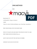 MACY'S CARDING METHOD - Telegraph PDF