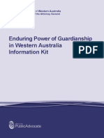 Guardianship - WA Enduring Power