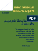 Syafaat Penghafal AlQuran