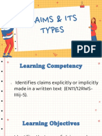 L6 Types of Claims PDF