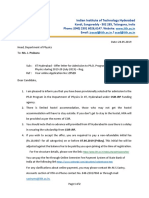 Offer Letter Prabana CSIR PDF