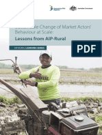 07 - Sustainable Change of Market Actors' Behavior at Scale - Lessons From AIP-Rural PDF