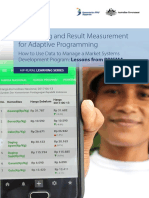 05 - Monitoring and Result Measurement For Adaptive Programming - How To Use Data To Manage A MSD Program - Lessons From PRISMA PDF