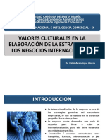 1B - Valores Culturales en Estrategias Del MI PDF