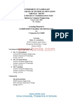 Component Based Technology - Polytechnic Diploma Notes PDF