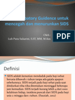 Anticipatory Guidence Untuk Mencegah Dan Menurunkan SIDS