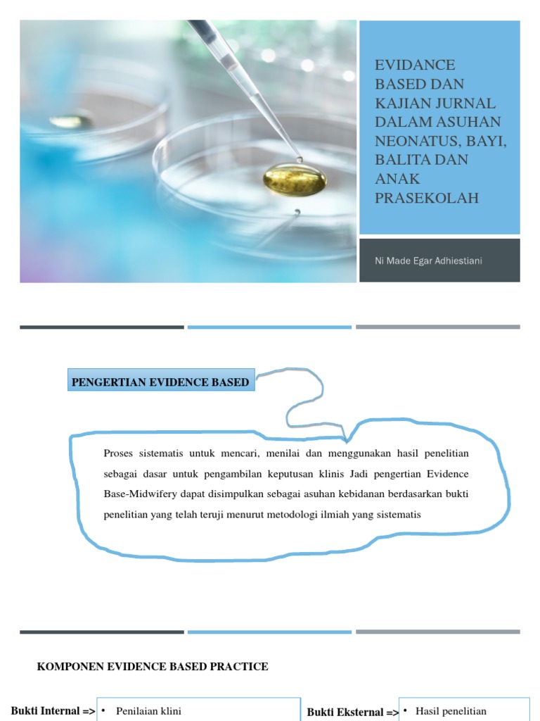 Evidance Based Dan Kajian Jurnal Dalam Asuhan Neonatus 3 PDF | PDF