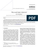 Why Model High-K Dielectrics PDF