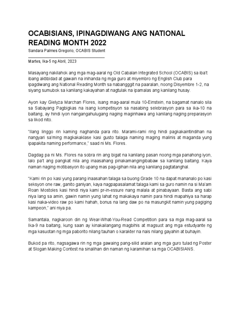 Filipino Article PDF | PDF