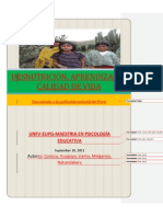 desnutrición, aprendizaje y calidad de vida-Perú-2011