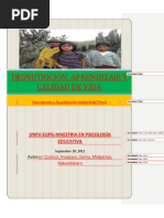 desnutrición, aprendizaje y calidad de vida-Perú-2011