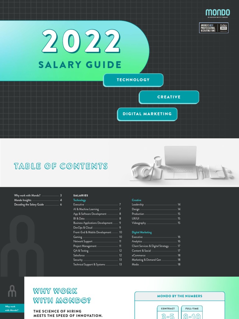 2022 Digital Marketing Salary Guide | PDF | Finance &amp; Money Management