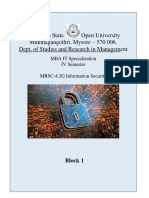 Block 1 MBSC-4.2G Information Security PDF